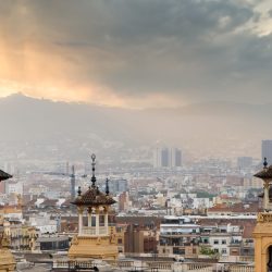 View of Barcelona from The Palau Nacional